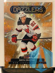 2022-23 Upper Deck Series 2 Orange Dazzlers Nikita Okhotiuk RC #DZ-59 Devils